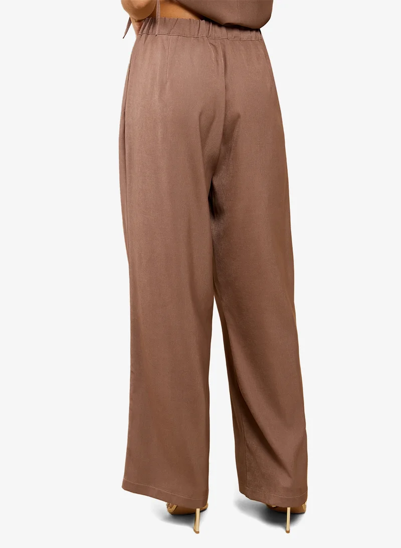 Little Mistress Mink Wide Trouser